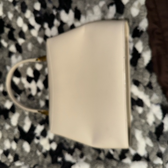 Givenchy top handle handbag beige leather gold hardware damaged - Picture 2 of 12